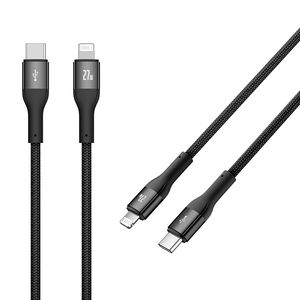 <span class=keywords><strong>Cable</strong></span> de Carga Rápida <span class=keywords><strong>USB</strong></span>-C a IOS de 27W, PIN Antideslizante Mejorado para iPhone 6-14, Compatible con OEM, UE y EE. UU. - Product Image 2
