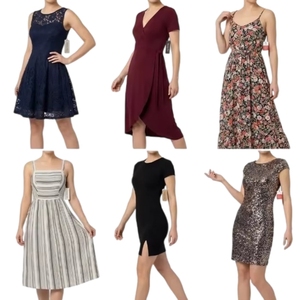 Nouvelle robe midi d'été originale pour femme, col en V, manches courtes, coupe ajustée, style décontracté, tissu tissé respirant, imprimé floral - Product Image 2