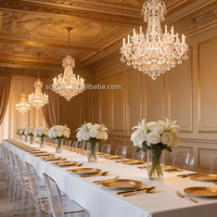 Lustre de Mariage Luxueux, Décoration de Table de Mariage, Lustre Suspendu pour Mariage