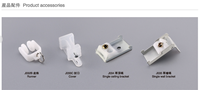 Supports de rideaux en plastique Jinhualian, supports de rideaux en plastique, glissières de rideaux