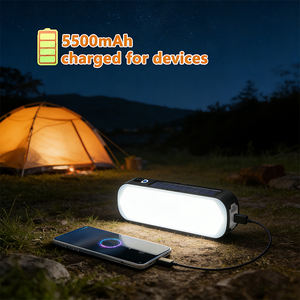 ALECTER Wholesale Rechargeable 18W LED <b>Magnetic</b> Work <b>Lights</b> Portable Camping Solar Daylight Emergency Lighting Outdoor IP65 2200 - Product Image 5