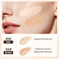 M-Brush en Stock, Base de Maquillaje en Barra con Brocha, Barra Correctora de Doble Cabeza, Maquillaje Mate de Larga Duración a Prueba de Agua para Fiestas