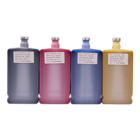 Tinta Eco Solvente INKWORLD para Impresoras Mimaki/Roland/Mutoh, para Cabezales de Impresión Epson Dx4/dx5/dx7, 1000 ml, Tinta Eco Solvente Galaxy