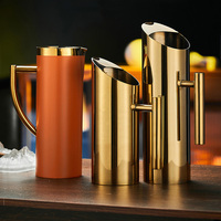 Elégant et moderne en acier inoxydable Pot à jus de fruits Bar Water and Curling Pot Tool for Parties for Bartending