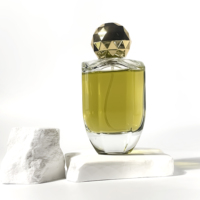 Flacon de parfum en verre transparent 100 ml au design unique, emballage de luxe pour huiles essentielles, atomiseur de parfum, flacon vide pour huiles essentielles