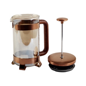 Sistema de filtración de 4 niveles resistente al calor de vidrio borosilicato Cafetera de Prensa Francesa - Product Image 3
