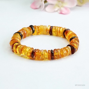 Gelang Batu Permata Multi Amber Alami Berlogo Cetak Juantong, Amber Darah, Amber Emas, Amber Madu, Liontin Kedamaian, Kemasan Grosir - Product Image 1