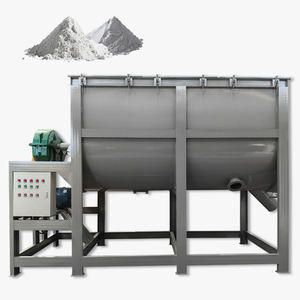 산업용 듀얼 스파이럴 믹서 수평형 건조 모르타르 콘크리트 브리켓 파우더 1000kg 5000kg 2000kg 리본 블렌더 - Product Image 1