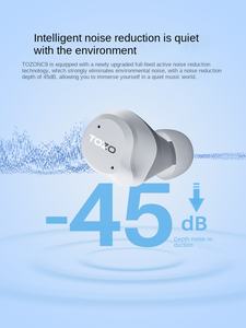 Écouteurs Intra-Auriculaires <span class=keywords><strong>TOZO</strong></span> NC9 à Réduction de Bruit Active pour Casque Audio Haute Qualité Sonore Batterie LED pour Téléphone - Product Image 2