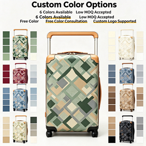<span class=keywords><strong>Valise</strong></span> de voyage en similicuir personnalisée, durable, imperméable, avec roulettes silencieuses multidirectionnelles, pour <span class=keywords><strong>cabine</strong></span> - Product Image 2