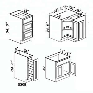 ארונות מטבח בחוץ מטבח גן מטבח חיצוני ארונות ללא הרכבה מראש ארונות מטבח מודולריים - Product Image 4
