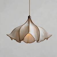Lampe de table créative de style Wabi-sabi japonais, nouveau modèle 2026, design pétale de fleur, lampe artistique pour comptoir de bar