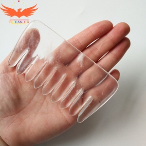Étiquette privée de quartz clair naturel gua sha pierres précieuses jade conseils <span class=keywords><strong>peigne</strong></span> - Product Image 2