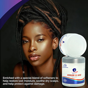 Gel coiffant bio à l'arbre à thé, tenue extra forte, sans pellicules, pour extensions bouclées et frisées, unisexe, hypoallergénique - Product Image 2