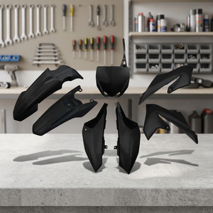 Kit in Plastica Nera XFUN per Moto Yamaha YZ 65 2019-2025 Modello YAKIT322001-6655 Accessori Essenziali - Product Image 3