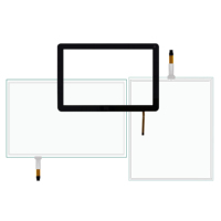 Écran tactile résistif industriel 17 pouces à quatre ou cinq fils, cadre ouvert, fabrication directe ODM/OEM, faible MOQ, production sur mesure