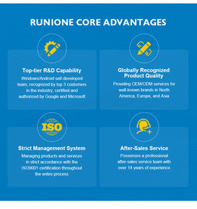 Contrôleur de terrain de collecte de données SIG professionnel RDC60 ODM 8000 MAh WiFi 6E Cartographie d'arpentage - Product Image 3