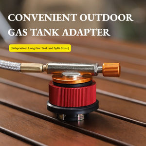 Adaptador de cilindro de <span class=keywords><strong>gas</strong></span> de acero inoxidable para exteriores para reposición de <span class=keywords><strong>gas</strong></span> para estufas de <span class=keywords><strong>gas</strong></span> de camping y válvula de transferencia de cilindro de <span class=keywords><strong>gas</strong></span> - Product Image 3