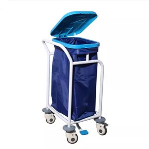 Medical Hospital Furniture <strong>Dressing</strong> Dirty Solid Linen Laundry <strong>Trolley</strong> Portable Waste <strong>Trolley</strong> - Product Image 4