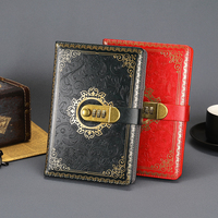 A5 livre de mots de passe personnalisé créatif étudiant voyage Nnotebook souple en cuir PU serrure à combinaison cahier
