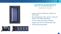 Modul GXP2200 EXT Grandstream FOR-GXP2140/GXP2170/GXV3240 GXP2200EXT