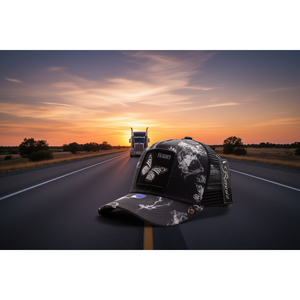 Cappello da camionista in rete regolabile, traspirante, impermeabile, casual, per adulti, primavera estate, design a 6 pannelli, unisex - Product Image 2