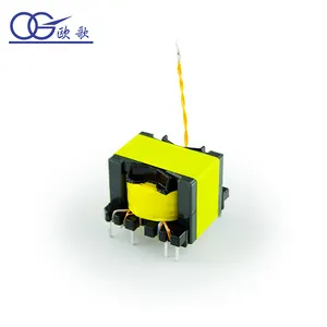 High Quality Mini type Single Phase PQ26 Vertical High Voltage 110v to 220v step up transformer