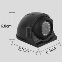 Caméra de recul AHD 720P | Caméra de recul à vision nocturne 12 LED | Vision latérale grand angle pour camions et bus, aide au recul
