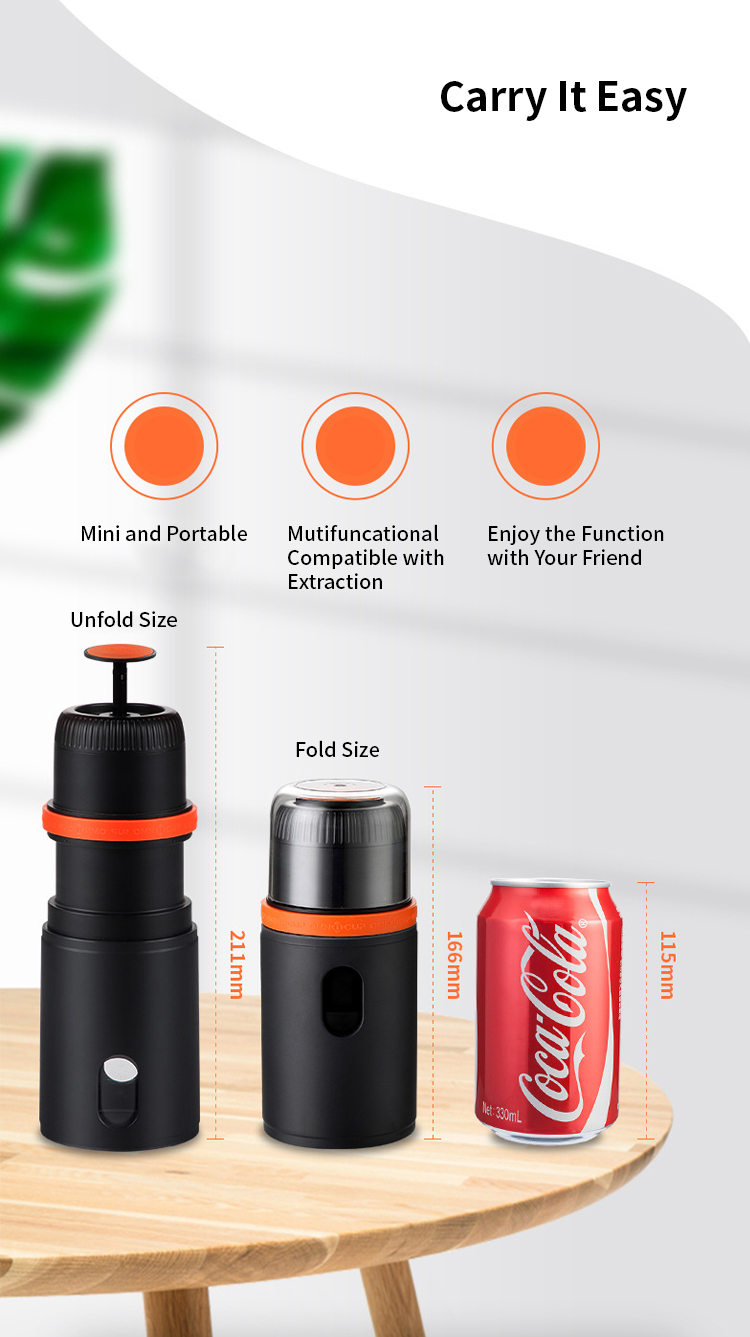 Manual Coffee Espresso Machine Hand Operated Espresso Machines Pot Portable Outdoor Travel Portable Coffee Maker