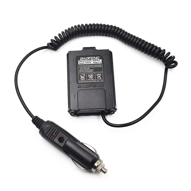 Baofeng UV-5R Two Way Radio Accessories Battery Eliminator Car Charr Walkie Talkie Accessory