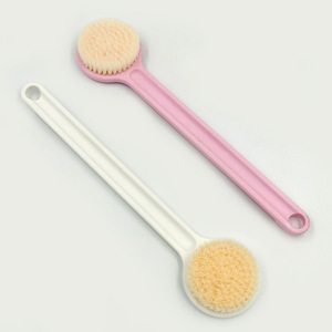 Household bathroom <b>long</b>-<b>handled</b> bath <b>brush</b>, soft bristle shower <b>brush</b>, back <b>scrub</b> <b>brush</b>, body <b>scrub</b> <b>brush</b>, wholesale bath <b>brush</b> - Product Image 2
