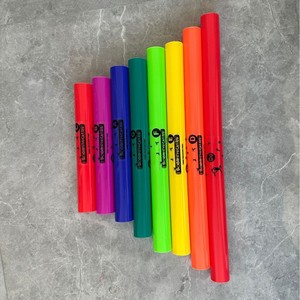 Herramientas de Enseñanza Musical, Percusión, Instrumento Diatónico Primario Afinado, Whackers Primarios, Juego de Tubos de Sonido de Plástico de 8 Tonos - Product Image 5