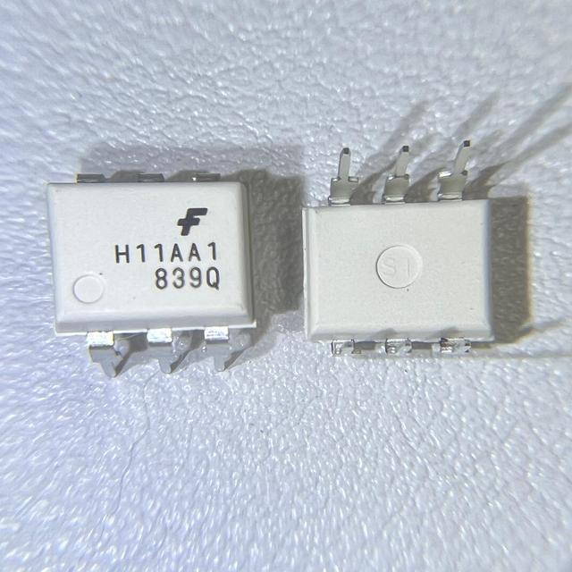H11AA1 Optoisolator Transistor with Base Output 5300Vrms 1 Channel 6DIP Stock