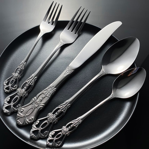Nordic Gold Cutlery <b>Fork</b> <b>Spoon</b> <b>Knife</b> Silverware Stainless Steel Cutlery <b>Set</b> for Wedding - Product Image 5
