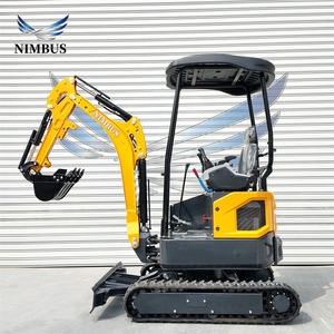 Máy xúc mini NIMBUS vận hành linh hoạt, bán kính quay nhỏ, 2 tấn, khớp nối nhanh, đa phụ kiện - Product Image 2