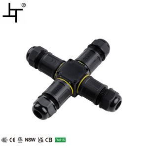 2 <span class=keywords><strong>P</strong></span> 3 Pins IP68 Wasserdichter Stroma schluss X Typ 4-Wege-Schrauben-Schnellanschluss für Gartenkabel-Solarmodule mit Überwachungs kamera - Product Image 1