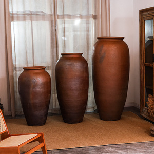 P367, une bouteille <span class=keywords><strong>en</strong></span> <span class=keywords><strong>terre</strong></span> <span class=keywords><strong>cuite</strong></span> sur pied de grande taille, 1,6 mètre de haut et élancée, pot <span class=keywords><strong>en</strong></span> <span class=keywords><strong>terre</strong></span> <span class=keywords><strong>cuite</strong></span> combiné, bouteille pour hall d'hôtel - Product Image 4