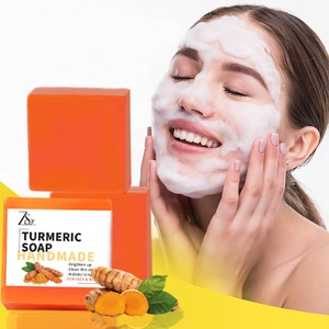 Bán Buôn Thảo Dược Tumeric Thanh Xà Phòng Nuôi Dưỡng Khô Nhẹ Nhàng Sạch Shea Bơ Chanh Tự Nhiên Nghệ Làm Sáng Da Xà Phòng Cho Mụn Trứng Cá - Product Image 3