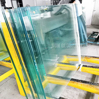 Verre flotté ultra clair à faible teneur en fer 8 mm 12 mm d'épaisseur ultra revêtement super Low-e verre trempé clair