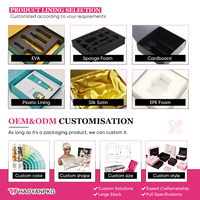Caja de Regalo Portátil de Lujo Personalizada para Extensiones de Cabello, con Asa, Ecológica, de Papel Rígido, Forro de Satén, Impresión a Cuatro Colores, para Pelucas
