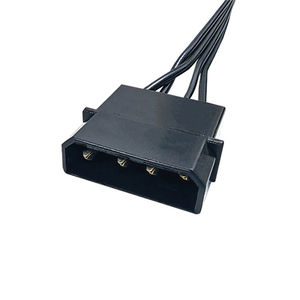 Câble Répartiteur d'Alimentation PC 4 Broches IDE vers Multiples Ports SATA 62CM 18AWG pour Disque Dur SSD Extension d'Alimentation Ordinateur de Bureau - Product Image 2
