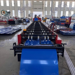 Fully Automatic Angle <b>Chi</b> Roll Forming <b>Machine</b> with Gear & Bearing for Steel Roof Tiles Construction Use PLC Control - Product Image 4