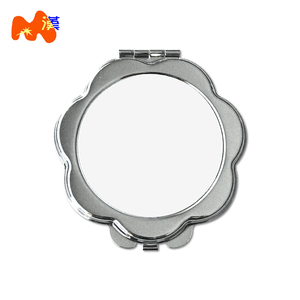 กระจกแต่งหน้าแบบระเหิดโลหะ,กระจกพกพามีกระเป๋าของที่ระลึกการท่องเที่ยวกิจกรรมส่งเสริมธุรกิจแกะสลักโลโก้ได้ตามต้องการ - Product Image 6