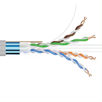 Cat6 cat7 Cat8 pasangan terpilin kabel utp ftp jaringan SFTP lan LSZH PE jaket kabel LAN