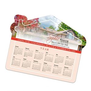 Aimant de réfrigérateur promotionnel en forme de maison, autocollant personnalisé de haute qualité pour calendrier, carte de visite, agent immobilier - Product Image 5