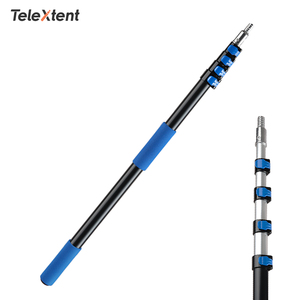 Perche télescopique <span class=keywords><strong>en</strong></span> aluminium de 3,6 m sur mesure <span class=keywords><strong>pour</strong></span> le nettoyage des fenêtres, légère et robuste, idéale <span class=keywords><strong>pour</strong></span> le dépoussiérage, la décoration et le jardinage - Product Image 1