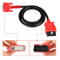 Cable de prueba de diagnóstico de sistema completo de coche Universal para Autel MK808 MP808 MX808 DB15 16 PIN OBD 2 Cable de prueba de escáner