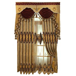 Rèm <span class=keywords><strong>C</strong></span>ửa Sang Trọng Làm Từ Vải Chenille Rèm <span class=keywords><strong>C</strong></span>ửa Hiện Đại Châu Âu Dùng Cho Phòng Khách - Product Image 6