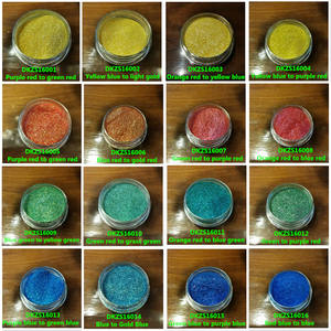 Bubuk Glitter Bunglon Berwarna Menampilkan Efek Perubahan Warna yang Unik dan Menakjubkan serta Performa Pergantian Warna yang Dinamis - Product Image 2