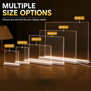 Personalized Acrylic LED <b>Light</b> <b>Board</b> Custom Logo Promotional Product Event Giveaway Souvenir Gift - Product Image 3